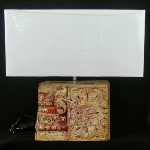 Lampe colonne indienne