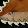 Couteau bois et dents de requin (détail)