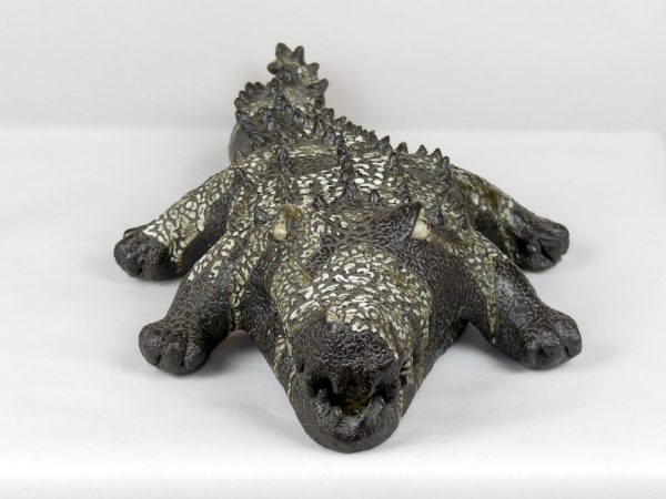 Alligator en céramique (face)