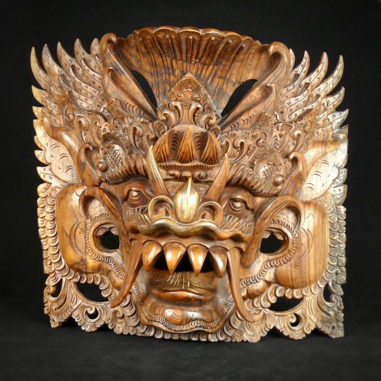 Masques Bali originaux peints à la main, sculptés et fabriqués par Taban - En vente sur France