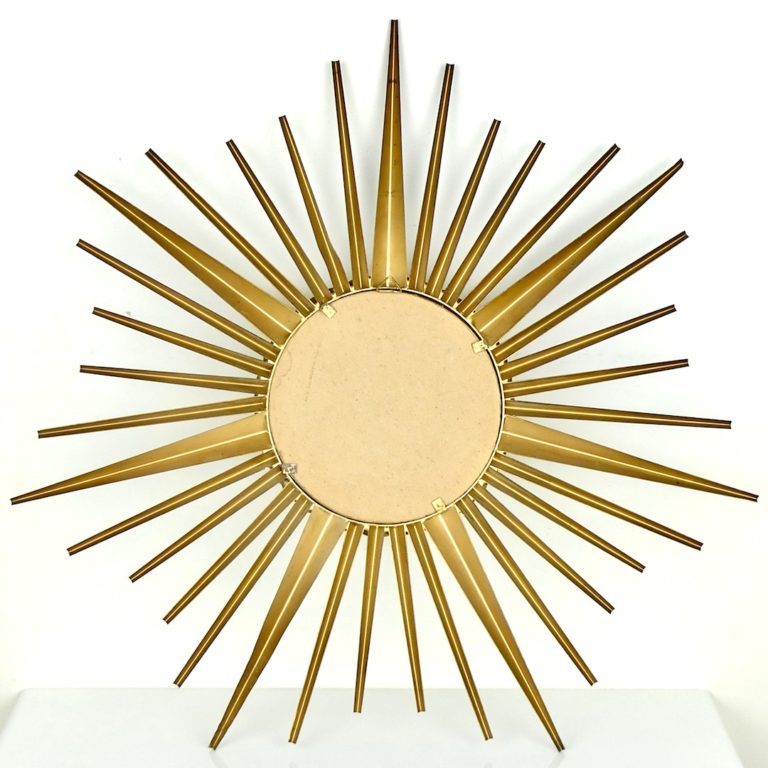Miroir Soleil œil de sorcière signé Chaty Vallauris AM - BROC' EN' GUCHE