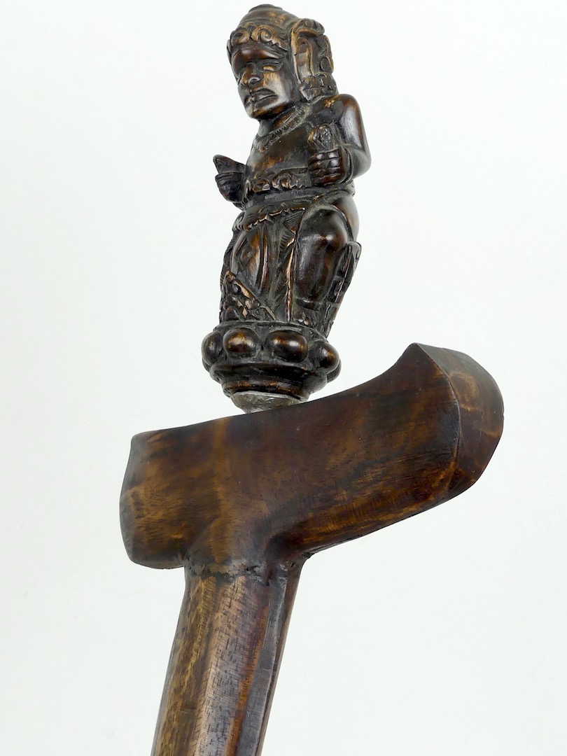 Kriss Indonésien En Corne Et Métal - XXe Siècle, Décoration Ethnique