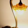 Lampe cobra Art Nouveau (allumée)