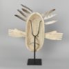 Masque Yupik Esprit à plumes (dos)