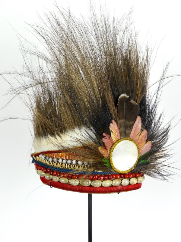 Coiffe de cérémonie Papou (3/4 détail)