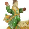 Tuile faîtière équestre chinoise (détail)