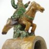 Tuile faîtière équestre chinoise (dessous-2)