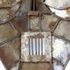 Masque métallique brut (détail dos 2)