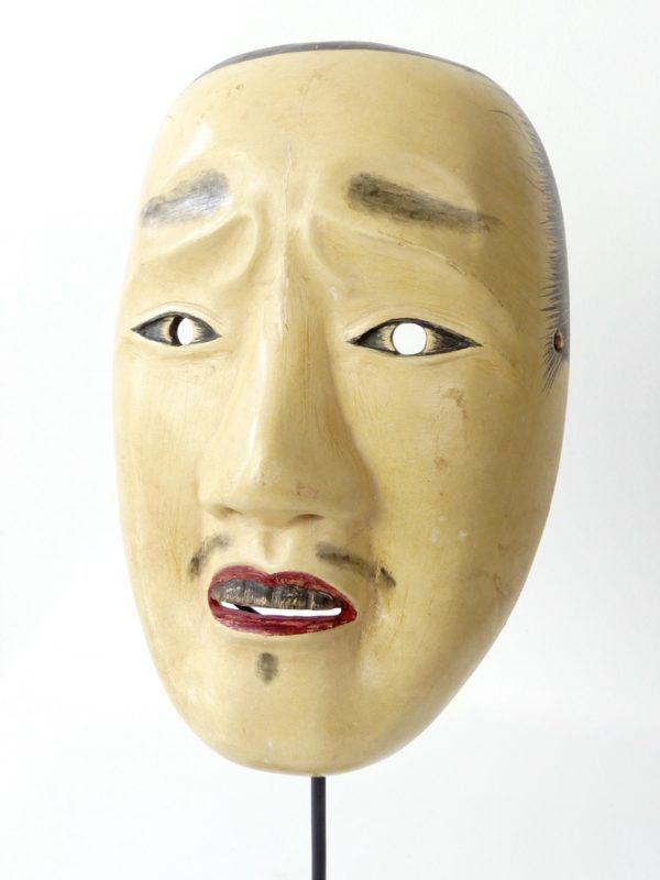 Masque Chujo ancien Nô (3/4 détail)