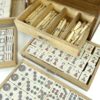 Jeu de Mahjong ancien (détail)