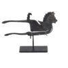Ancien coupe bétel dragon en bronze (profil 2)