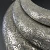 Grand collier Miao en métal argenté (détail)