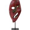 Masque iroquois False Face rouge (face)
