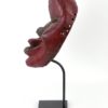 Masque iroquois False Face rouge (profil)