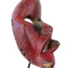 Masque iroquois False Face rouge (3/4-2)