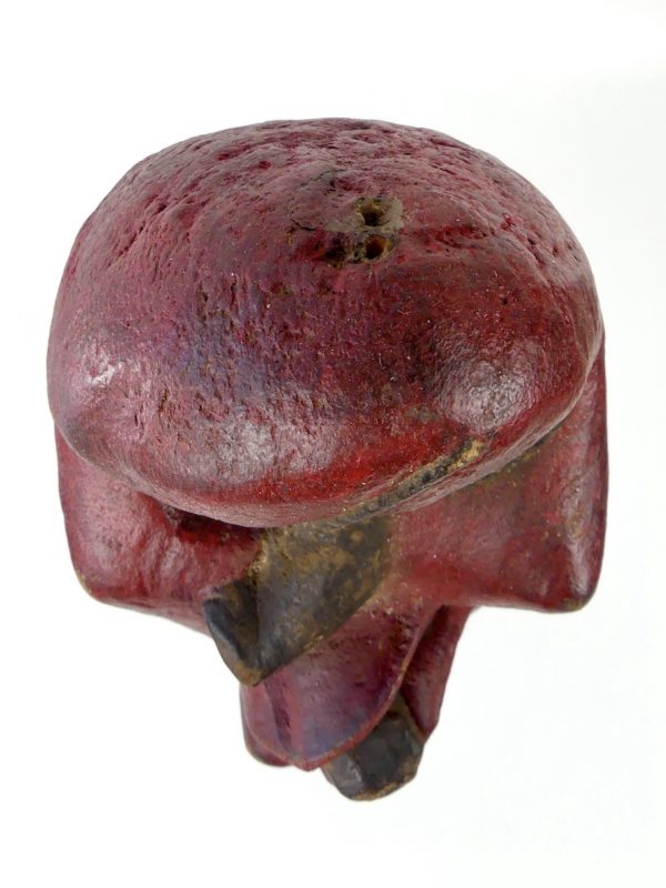 Masque iroquois False Face rouge (dessus)