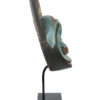 Masque Ours Tlingit bleu (profil)