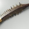 Couteau de guerrier Kiribati ancien (3/4-2)