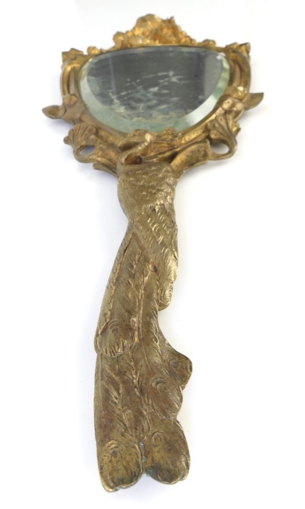 Miroir de poche Art Nouveau (dessous)