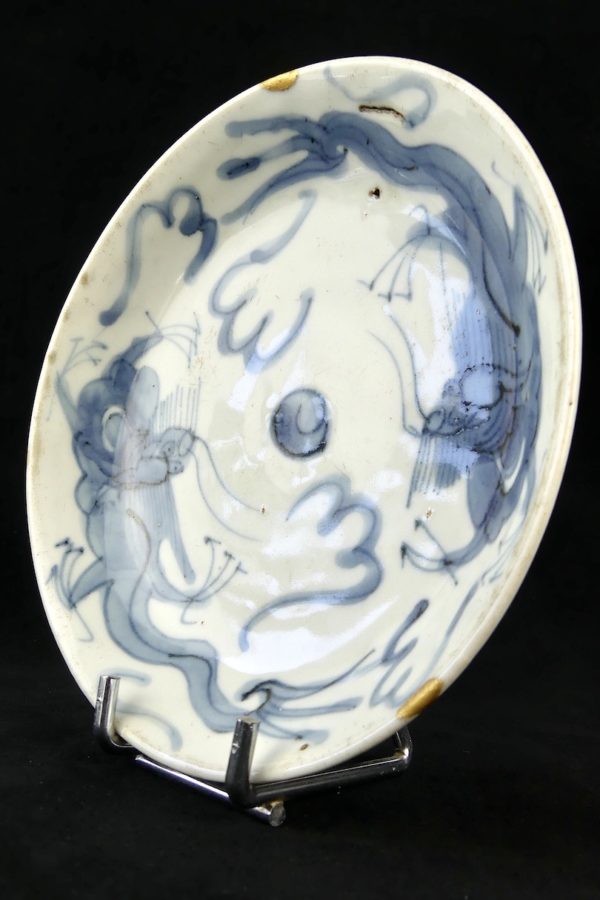 Assiette impériale Ming en porcelaine (3/4-2)
