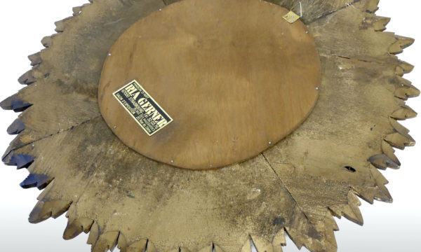 Miroir baroque Ria Gerner (détail 3/4 dos)