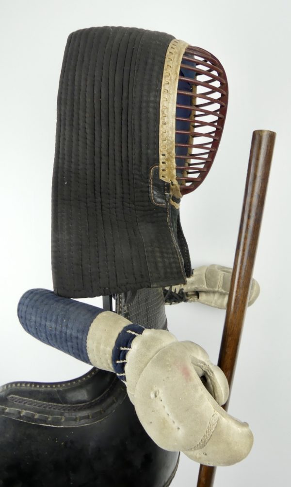 Bōgu ancien de kendo (détail profil)