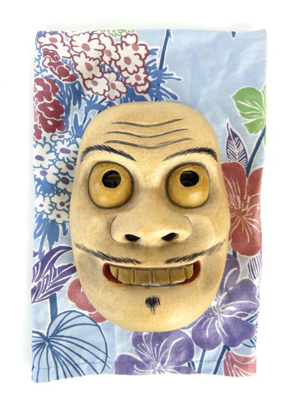 Masque Kentoku Kyogen (masque et sac)