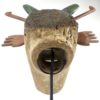 Masque de loup Yu’pik en bois (dessous)