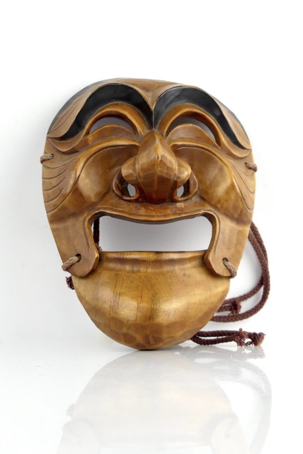 Masque Hahoe Yangban en bois (face 2)