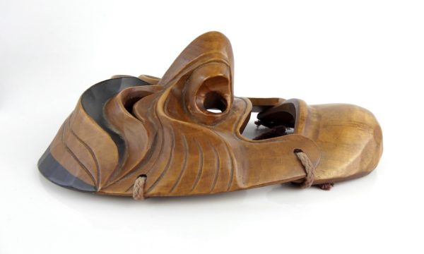 Masque Hahoe Yangban en bois (profil)