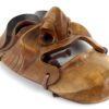 Masque Hahoe Yangban en bois (dessous 3/4)