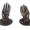Mains de Bouddha patinées (dessous)
