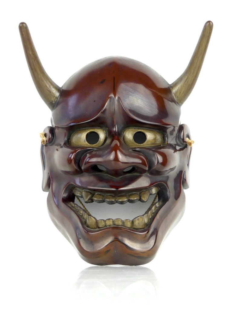 Masque Hannya Japonais En Résine 3D - Masque Démon Fantôme Horreur Pour Halloween, Scène Et Cosplay