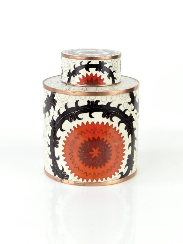 Pot en cloisonné Ouzbek (face)