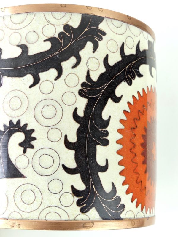 Pot en cloisonné Ouzbek (détail)