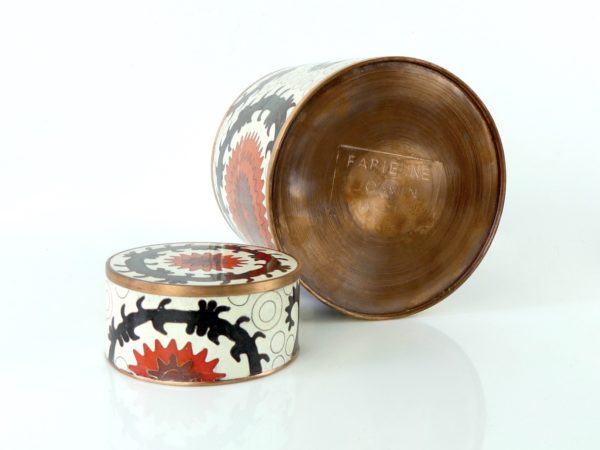 Pot en cloisonné Ouzbek (3/4 dessous)