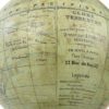 Globe terrestre de bureau droit J. Forest (détail 2)