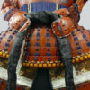 Armure de samouraï Yoroi laquée rouge (détail)