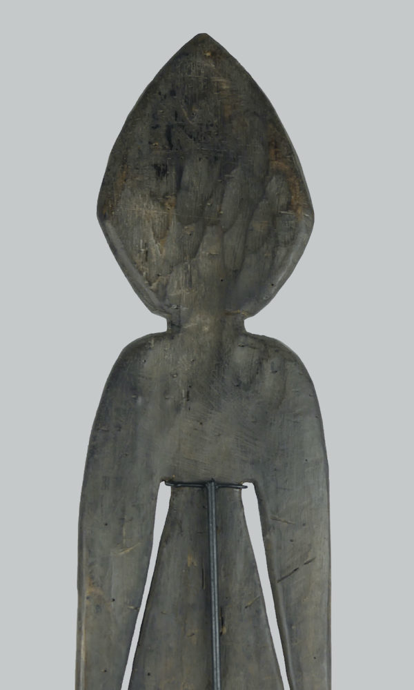 Planche votive gope Kerewa papou (détail dos)