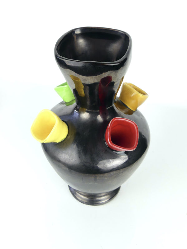 Vase en céramique 50 style Vallauris-5