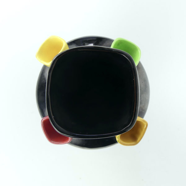 Vase en céramique 50 style Vallauris (dessus)