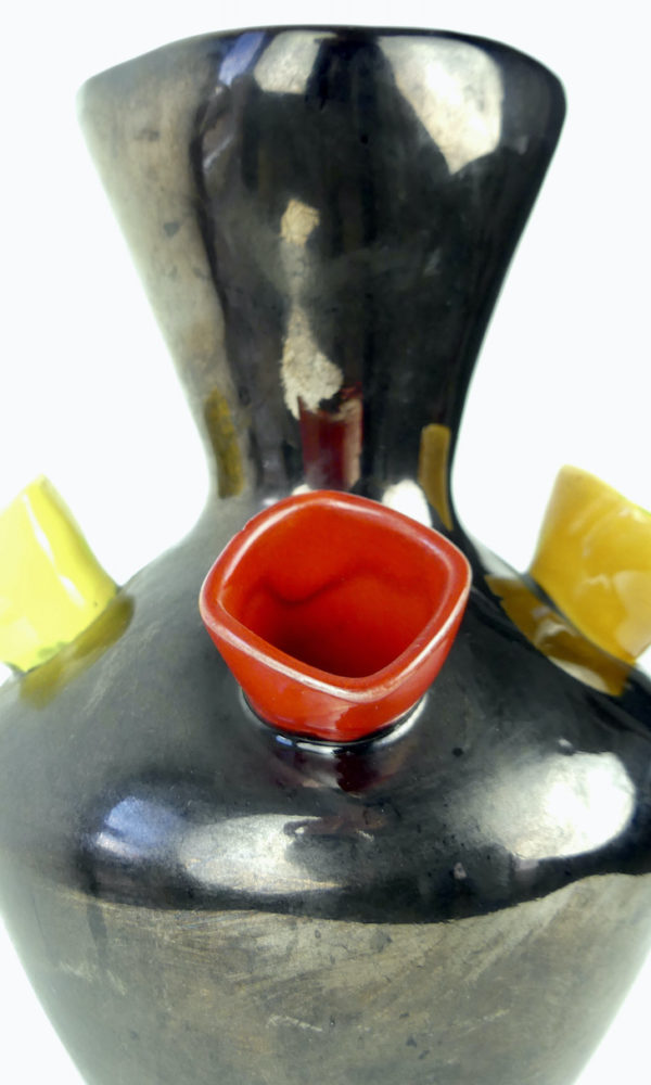 Vase en céramique 50 style Vallauris (détail 2)