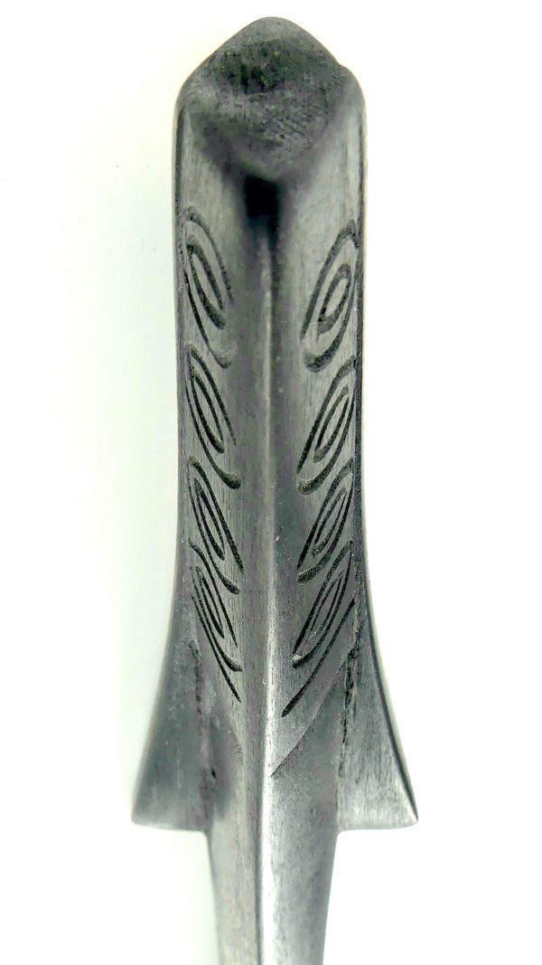 Massue de guerre Alofolo Malaita (détail tête dessus)