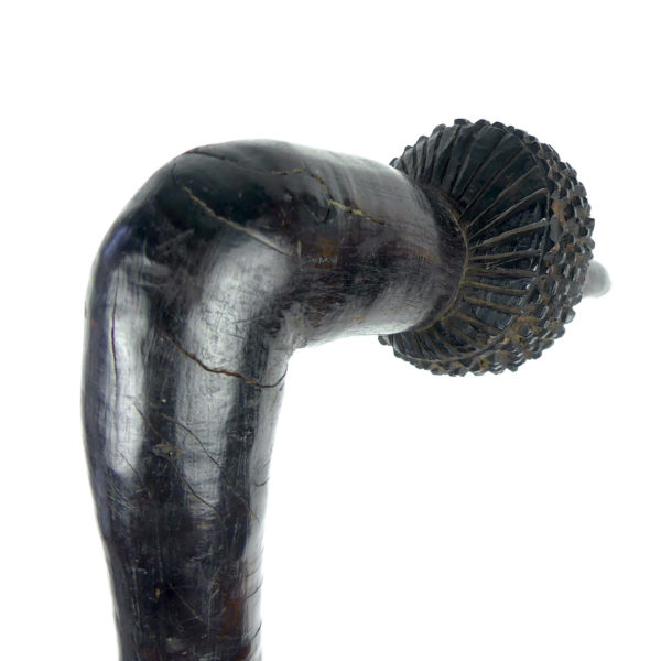 Massue Totokia fidjienne (détail 3/4 dos)