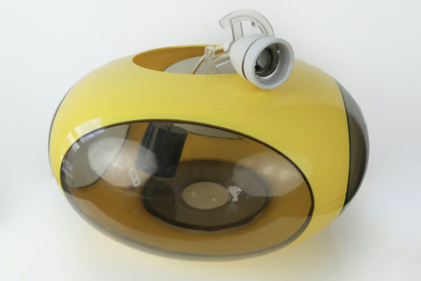 Lampe UFO jaune Luigi Colani (douille 3/4)