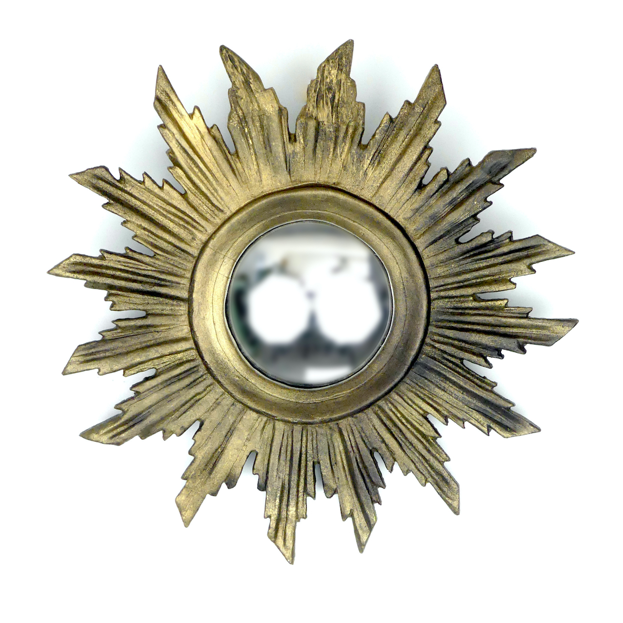 Sonnenspiegel Argent Antique Miroir 70cm Miroir Mural Déco