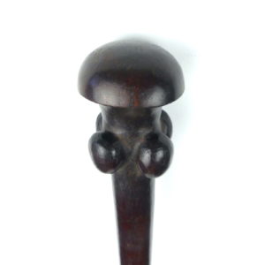 Massue Malekula en bois dur du Vanuatu (détail dessus)