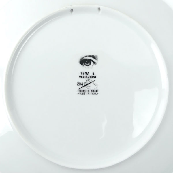 Assiette de collection 204 Tema E Variazioni (dos)