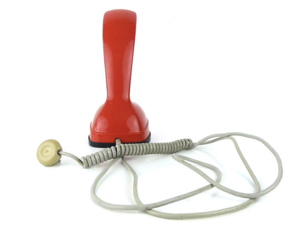 Téléphone Cobra Ericofon rouge (dos)