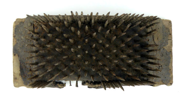 Peigne à carder XIXe (dessus)